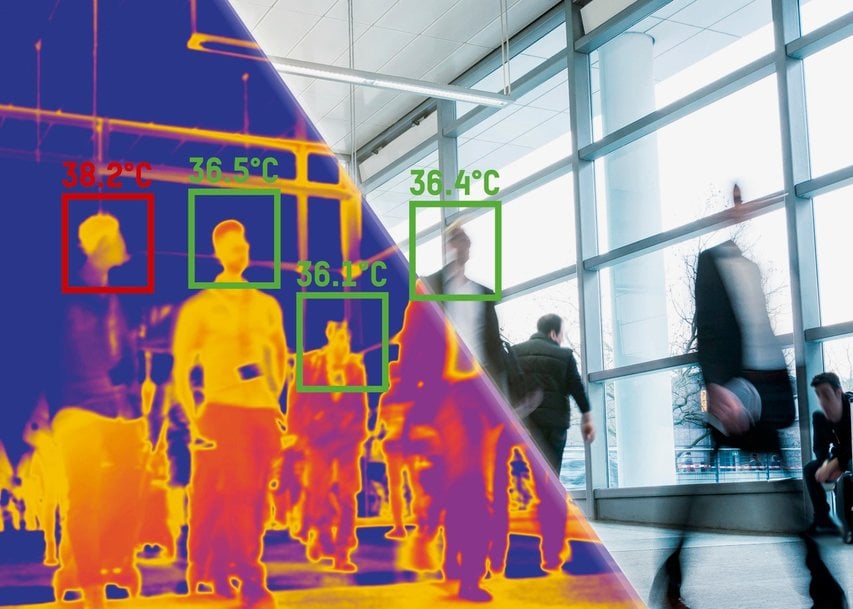 Camere termografiche Hikvision: screening rapido e non invasivo per flussi di persone